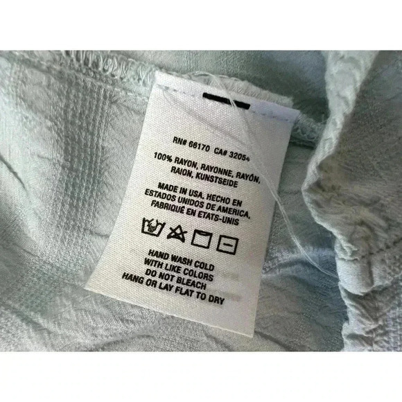 Anthropologie Michael Stars Ruffle Front Tank Womens Small Rayon - Picture 3 of 4